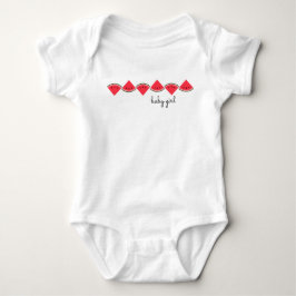 Fun Baby Girl Watermelon Strampler