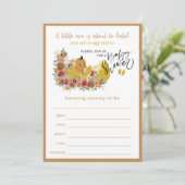 Fun Baby Shower füllen Einladung Nr. 2 (Stehend Vorderseite)