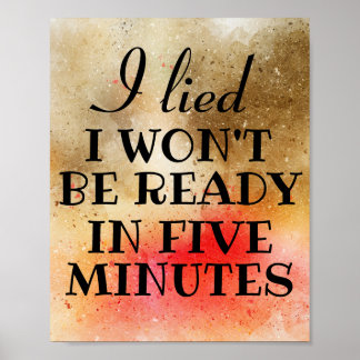 Fun Background Brawns Golds Red Fun Worte Poster