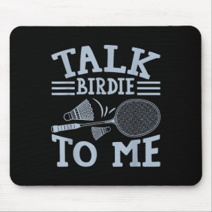Fun Badminton Player Match Game Joke Mousepad