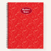 Fun Bakeware Utensil Illustration Notizblock (Vorderseite)