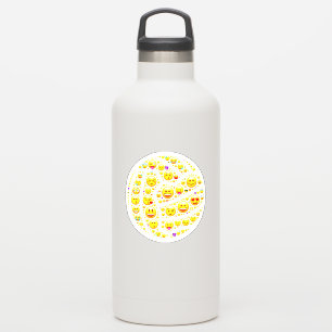 Fun Ball Theme Round Vinyl Netball Sticker