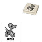 Fun Ballon Tier Hund Custom Design Gummistempel (Stempel)