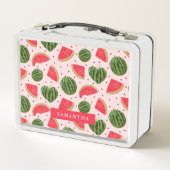 Fun Balloon Pattern Pastel Metall Brotdose (Rückseite)