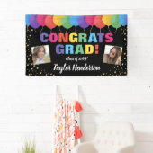 Fun Balloons Gold Confetti Grad Fotos Abschluss Banner (Insitu)