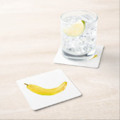 Fun Banana Coasters Rechteckiger Pappuntersetzer (Vor Ort)