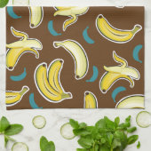 Fun Banana Pattern Geschirrtuch (Gefaltet)