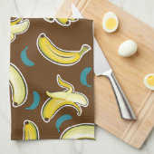Fun Banana Pattern Geschirrtuch (Viertel Falte)