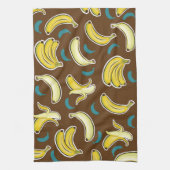 Fun Banana Pattern Geschirrtuch (Vertikal)