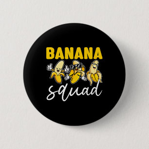 Fun BANANA SQUAD Das ist Bananen Halloween-Kostüm Button