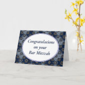 Fun Bar Mitzvah Mazel Tow Karte (Gelbe Blume)