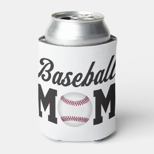 Fun Baseball-Mama Dosenkühler (Kanne Vorderseite)
