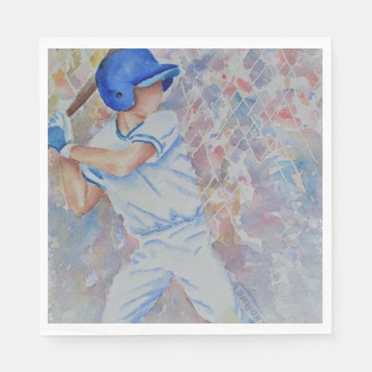 FUN BASEBALL-PARTY SERVIETTE (Vorderseite)