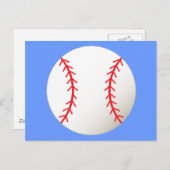 Fun Baseball Postkarte (Vorne/Hinten)