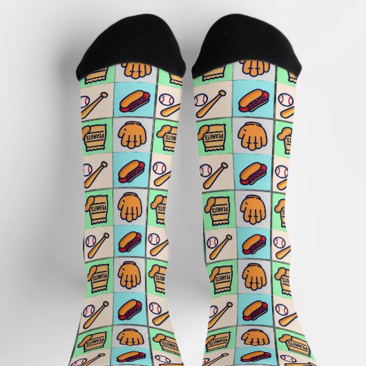 Fun Baseball  Socken (Oben)