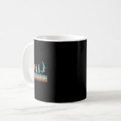 Fun Basketball Evolution Retro Basketball Player Kaffeetasse (Vorderseite Links)