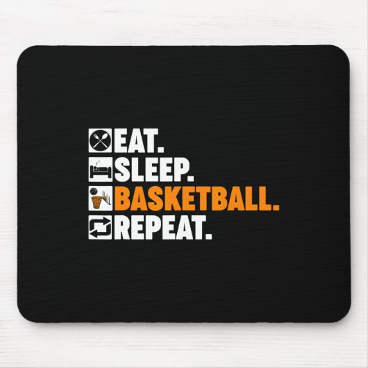 Fun Basketball für Männer Frauen Team Sport Basket Mousepad (Vorne)