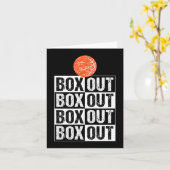 Fun Basketball Geschenkboxen Out Sprichwort Karte (Gelbe Blume)