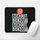 Fun Basketball Geschenkboxen Out Sprichwort Mousepad (Mit Mouse)