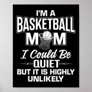 Fun Basketball Mama Merch - Einzigartiges Design f Poster