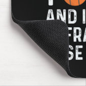 Fun Basketball Player Hoops 5 Fouls Mousepad (Ecke)