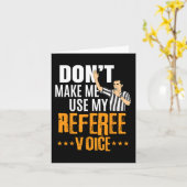 Fun Basketball Ref Hoops - Basketball-Schiedsricht Karte (Gelbe Blume)