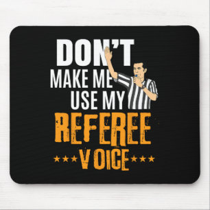 Fun Basketball Ref Hoops - Basketball-Schiedsricht Mousepad