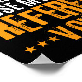 Fun Basketball Ref Hoops - Basketball-Schiedsricht Poster (Ecke)