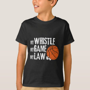 Fun Basketball Ref Hoops - Basketball-Schiedsricht T-Shirt