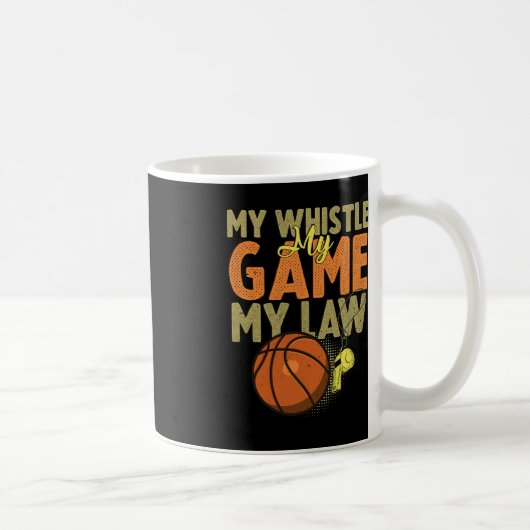 Fun Basketball-Schiedsrichter Zitate Geschenk I Ho Kaffeetasse (Rechts)