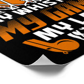 Fun Basketball Schiedsrichter Zitate Geschenk I Ho Poster (Ecke)