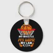 Fun Basketball Schiedsrichter Zitate Geschenk I Ho Schlüsselanhänger (Vorderseite)