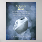 Fun Bathroom Signs, Wall Art Poster (Vorne)