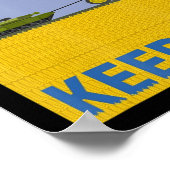 Fun Bauer Traktor Ukraine Flag Support Finder Ke Poster (Ecke)