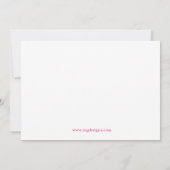 Fun Beach Ball Flipflop Girls Pool Party lädt ein Einladung (Rückseite)