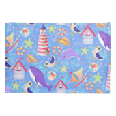 Fun Beach Blue Kissenbezug (Rückseite)