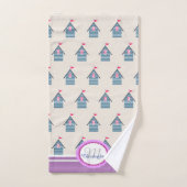 Fun Beach Magenta Badetuch Set (Handtuch)