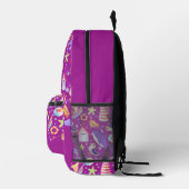 Fun Beach Magenta Electronics Bag Bedruckter Rucksack (Rechts)
