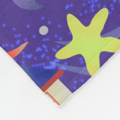 Fun Beach Navy Fleecedecke (Ecke)