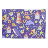 Fun Beach Navy Kissenbezug (Rückseite)