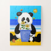 Fun Beach Panda Kinder Puzzle (Vertikal)