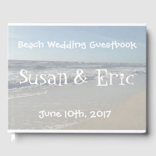 Fun Beach Print Wedbook Gästebuch