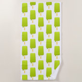 Fun Beach Towel - Ice Lollies Green Strandtuch (Vorderseite)