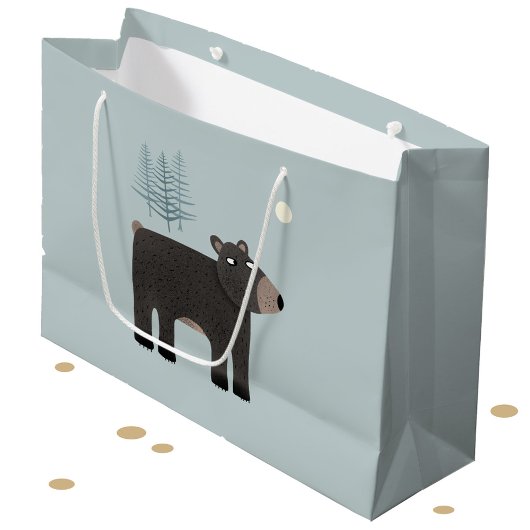 Fun Bear Woodland Große Geschenktüte