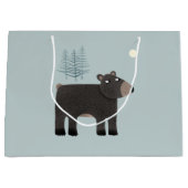 Fun Bear Woodland Große Geschenktüte (Vorderseite)