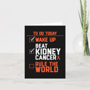 Fun Beat Kidney Cancer Rule the World Survivor Quo Karte