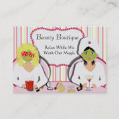 Fun Beauty Salon Health Wellness-Center Visitenkarte (Vorderseite)