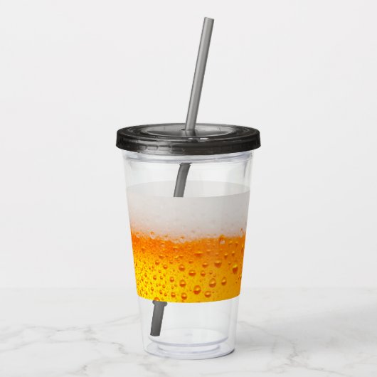 Fun Beer Brewery trinkt Happy Hour Party Acryltrinkbecher (Rückseite)