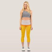 Fun Beer Brewery trinkt Happy Hour Party Capri Leggings (Vorderseite)
