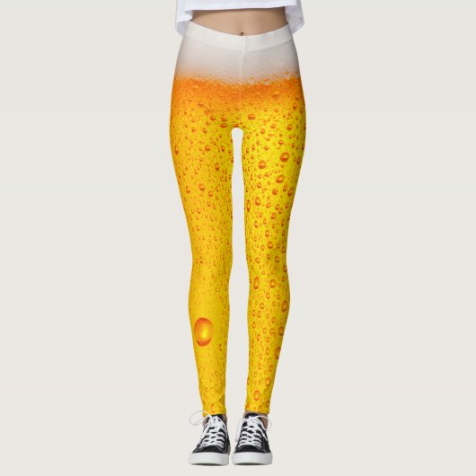 Fun Beer Brewery trinkt Happy Hour Party Leggings (Vorderseite)